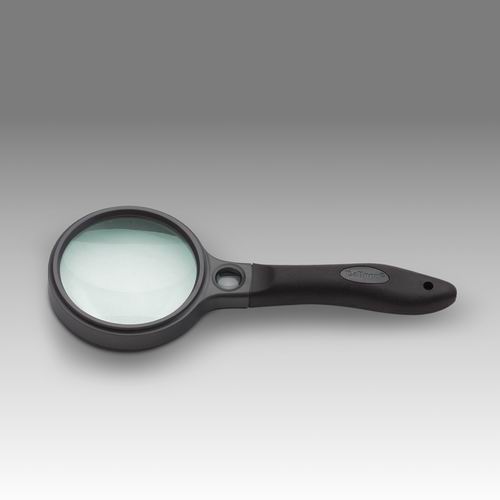 D 029 - LCH RB75G - Magnifier for reading with rubber handle